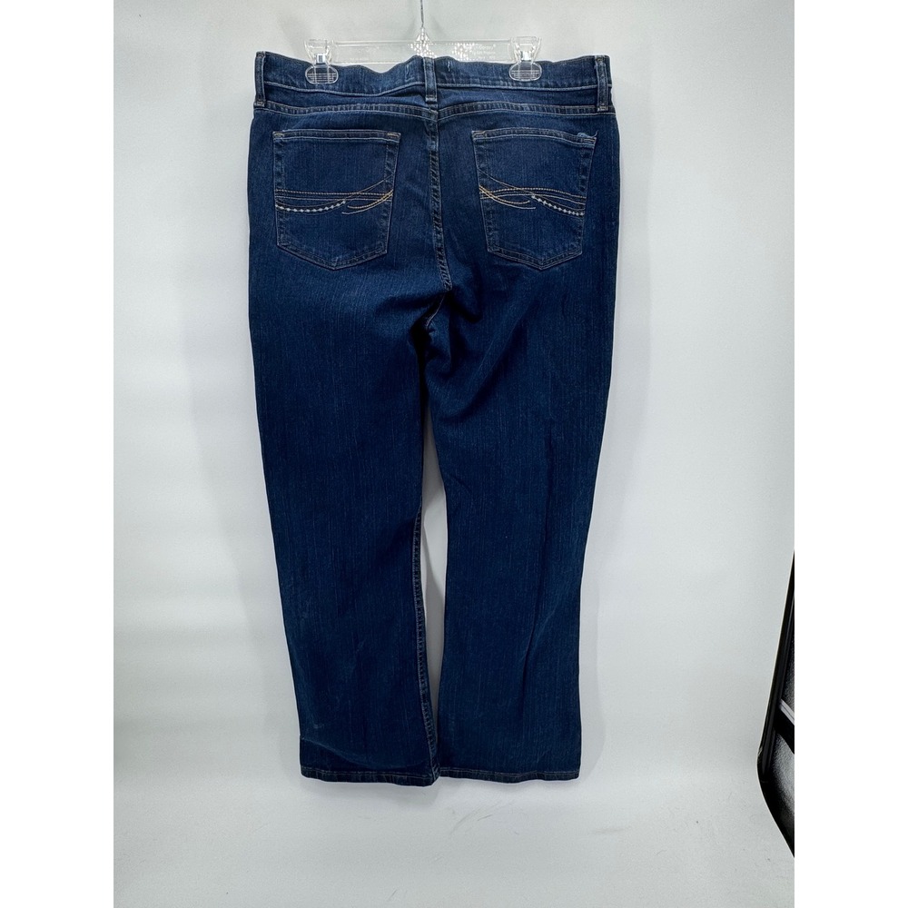 Wrangler As‎ Real As Jeans Womens 16 x 32 Blue Denim Bootcut Embroidered Pockets - Picture 3 of 7